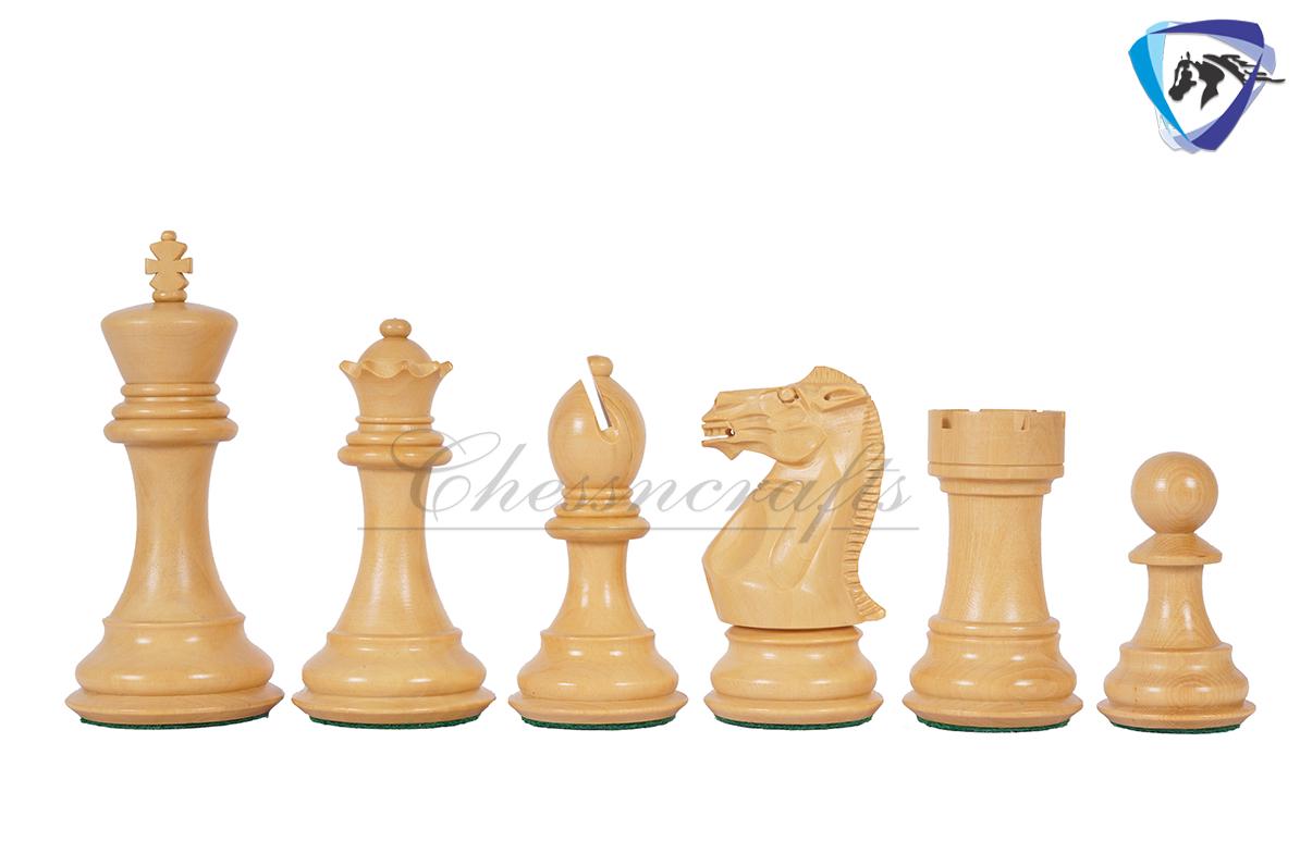 4.1" Staunton Chess Pieces Set Rosewood & Boxwood Ultimate series + 19" Rosewood Chess board(51mm) + Leather Storage Box