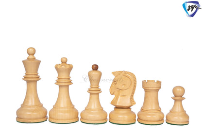1950 Fischer Dubrovnik Sheesham wood chess pieces set King-3.8" + 21" Shesshamwood chess board + Leather Storage box-Luxury