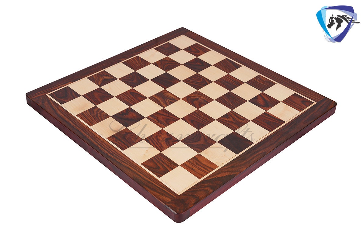 COMBO of 4" Royal Staunton Rosewood Chess Pieces Set Weighted 4Q + 19" Rosewood Chess Board SQ: 51mm(2") & Leather Storage Box