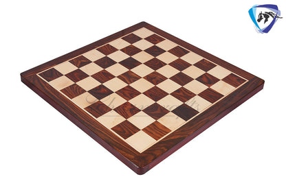 COMBO of 4" Royal Staunton Rosewood Chess Pieces Set Weighted 4Q + 19" Rosewood Chess Board SQ: 51mm(2") & Leather Storage Box