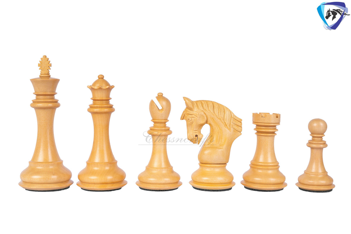 4.5" Staunton Bud Rosewood Chess pieces Set- CONTEMPORARY series + 23" Bud Rosewood Chess board(60mm)  + Leatherette storage box