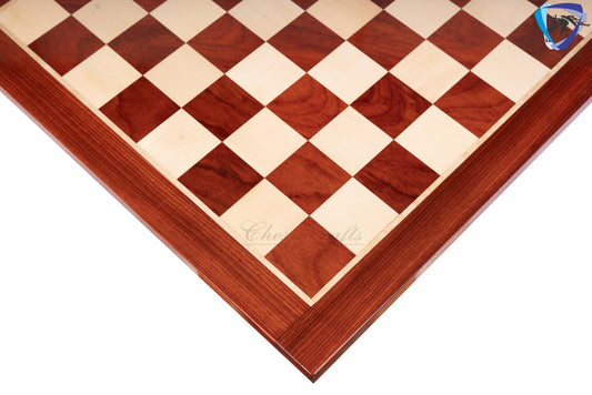23" Bud Rosewood Chess board - Handcrafted big size chess board inlaid squares 60mm