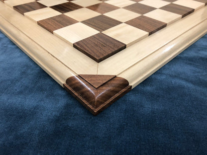 COMBO of 1849 Reproduced Staunton chess pieces set King 4.5" Boxwood RED & WHITE Painted  with 21" Rosewood Chess Board Exclusive design.