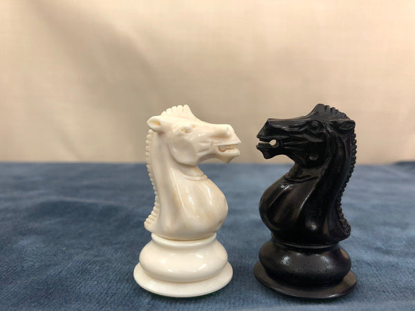 1849 Reproduced Staunton chess Pieces set Camel Bone king 3.5