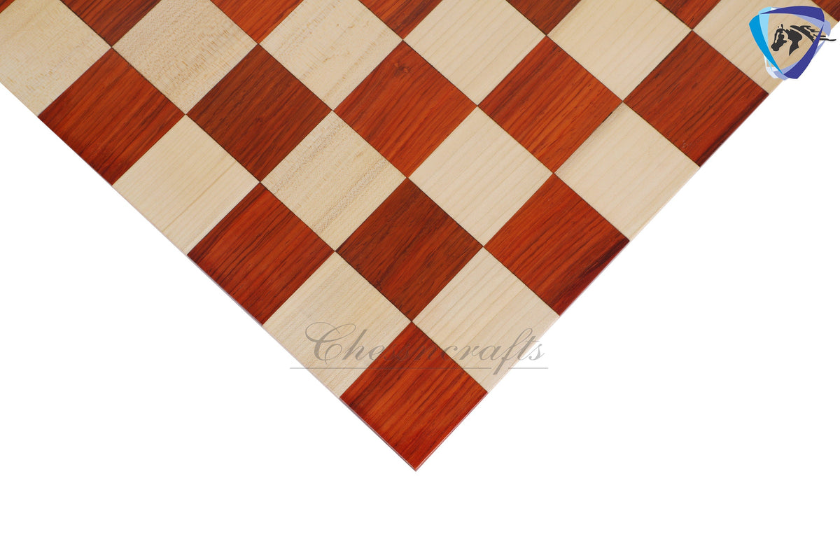 16" Bud Rosewood Chess Board Borderless DOUBLE SIDED Square: 50MM (2")  End grain Handmade chess board with Super fine polish