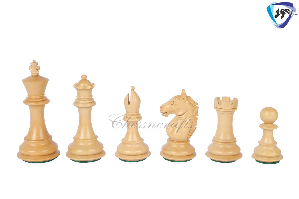 4" Alban Staunton Bud Rosewood & Boxwood Chess pieces Set Weighted 2 Extra queens- 4Q| chess gift| christmas gift |