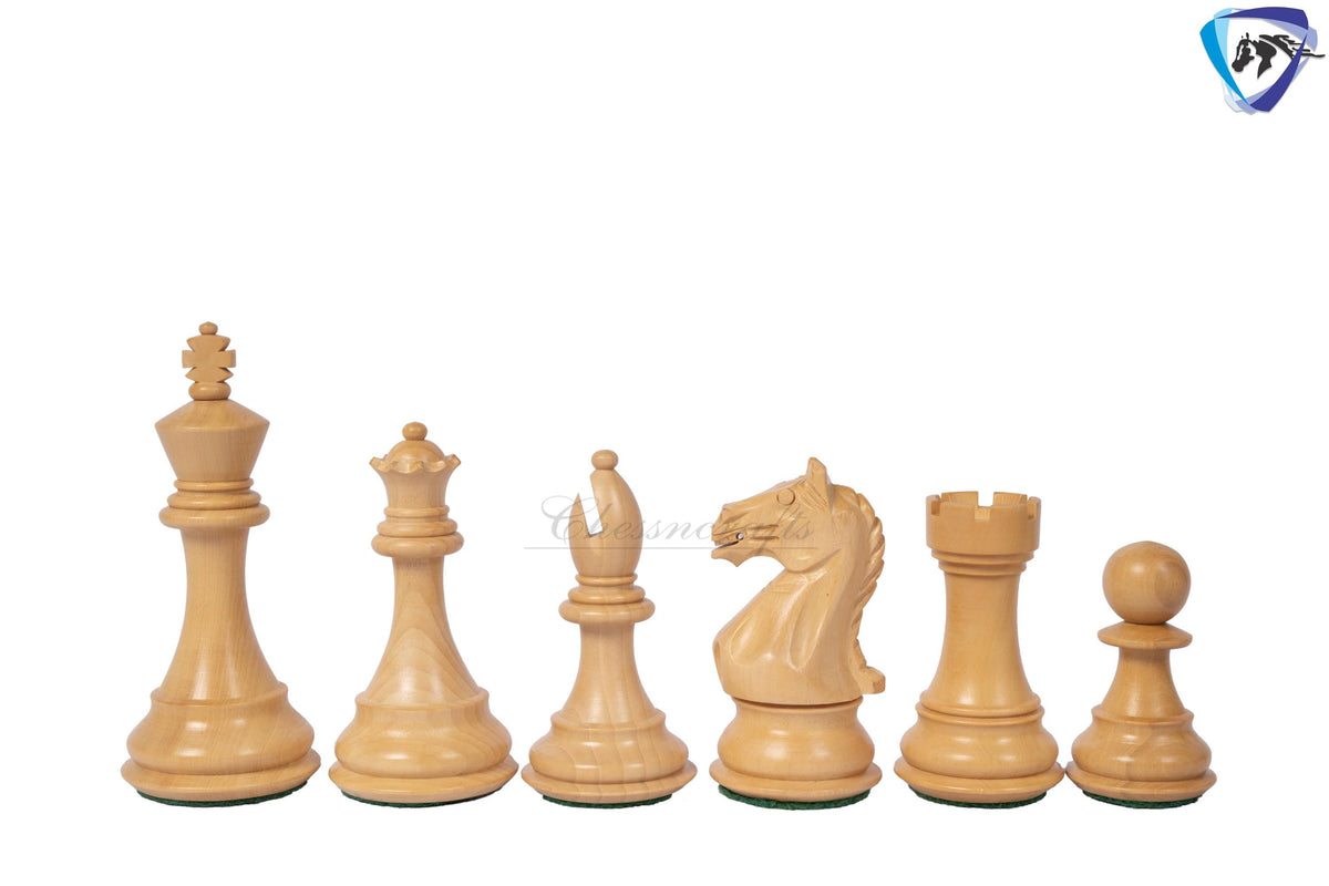 4" Staunton Bud Rosewood/ Padauk Chess pieces Set- Fierce Knight- Weighted 2 Extra queens- wood options - Golden Rosewood & Rosewood