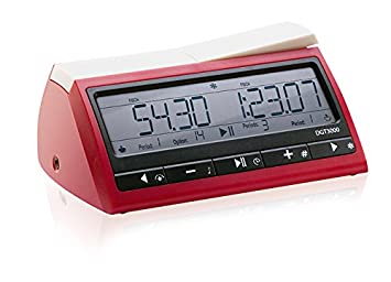 DGT-3000 DIGITAL CHESS CLOCK FIDE APPROVED RED COLOR