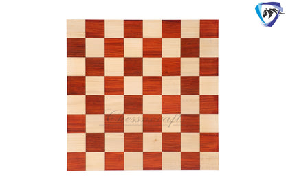16" Bud Rosewood Chess Board Borderless DOUBLE SIDED Square: 50MM (2")  End grain Handmade chess board with Super fine polish