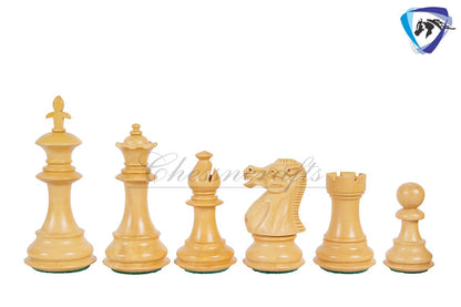 4" Royal Rosewood Staunton Chess pieces Set Weighted with Extra Queens, Hand Made chess pieces