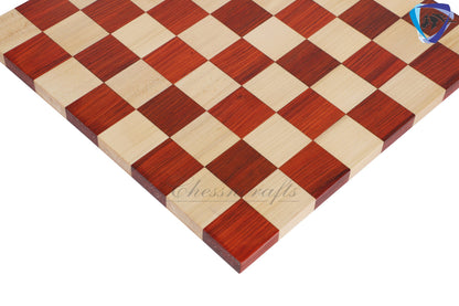 16" Bud Rosewood Chess Board Borderless DOUBLE SIDED Square: 50MM (2")  End grain Handmade chess board with Super fine polish